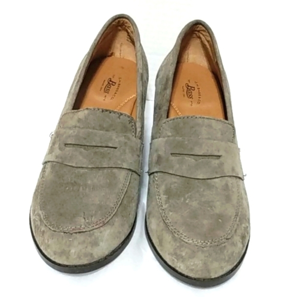 G.H. BASS CO. GRAY SUEDE OXFORD PUMPS SIZE 7.5 - Picture 8 of 12